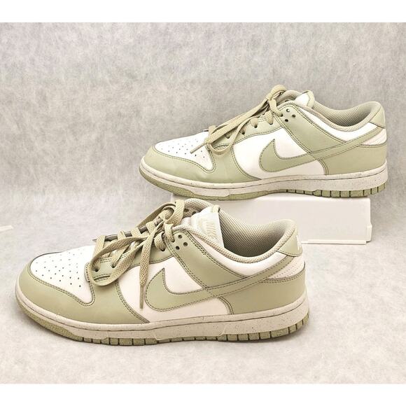 Nike Women's 9.5 Dunk Low Nature Olive Aura streetwear casual - Picture 3 of 8